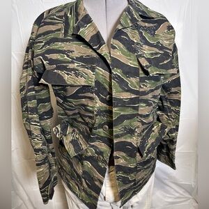 Tiger Style Camo Military Jacket